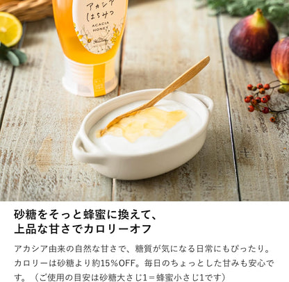MyHoney Raw Acacia Honey Unheated 500g × 2 Tube Bottles | 100% Pure Hungarian Acacia Honey | No Additives | Premium Raw Honey Pack