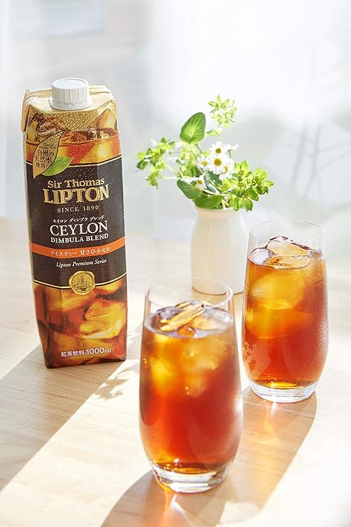 Key Coffee, Sir Thomas Lipton Iced Tea, Tetra Prisma, 3.3 fl oz (1 L) | Made In Japan