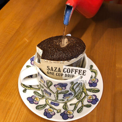 Saza Coffee Cup-On Shogun Coffee 100P – Single Serve Drip Pack Coffee | Deep Roasted Specialty Coffee 12g × 100 Packs