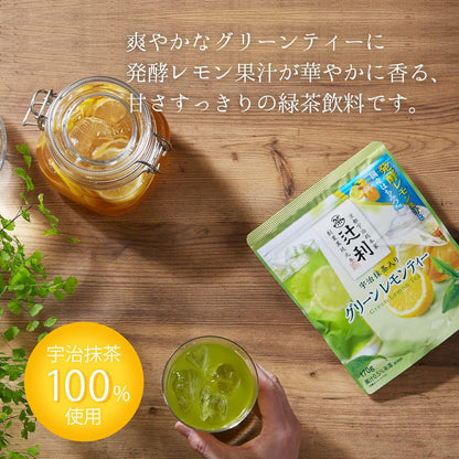 Tsujiri Uji Matcha Green Lemon Tea 170g | Made in Japan | Japanese Green Tea Drink