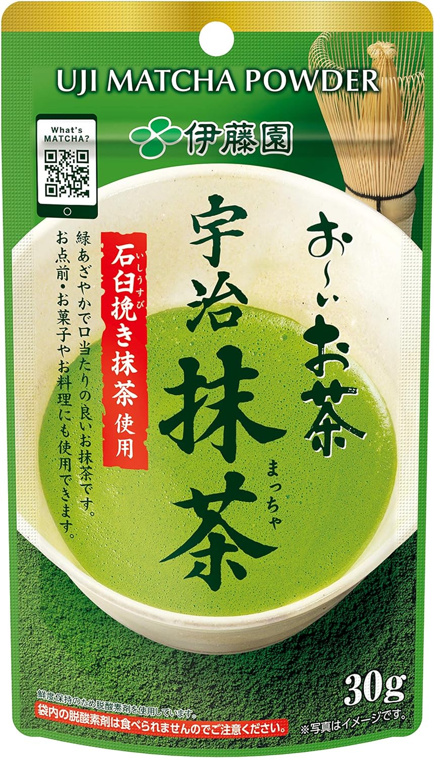 Itoen Oi Ocha Uji Matcha 30g | Pack of 2 | Made in Japan | Matcha Powder