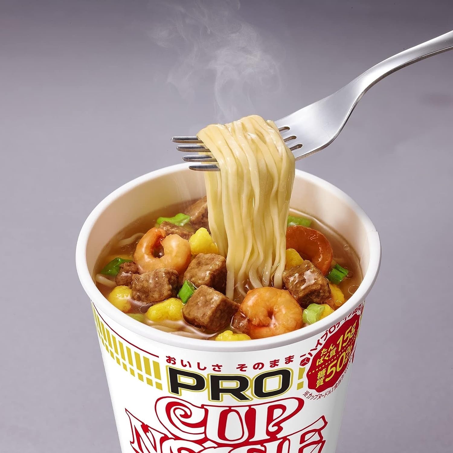 Nissin Foods Cup Noodle PRO High Protein &amp; Low Sugar Content