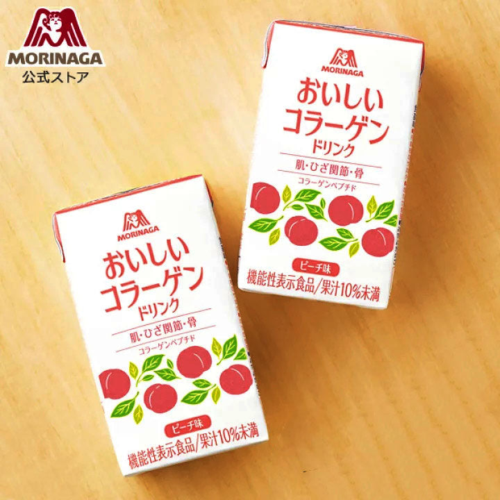Morinaga &amp; Co. Delicious Collagen Drink 125ml [Beauty Collagen Food with Functional Claims Zero Fat]
