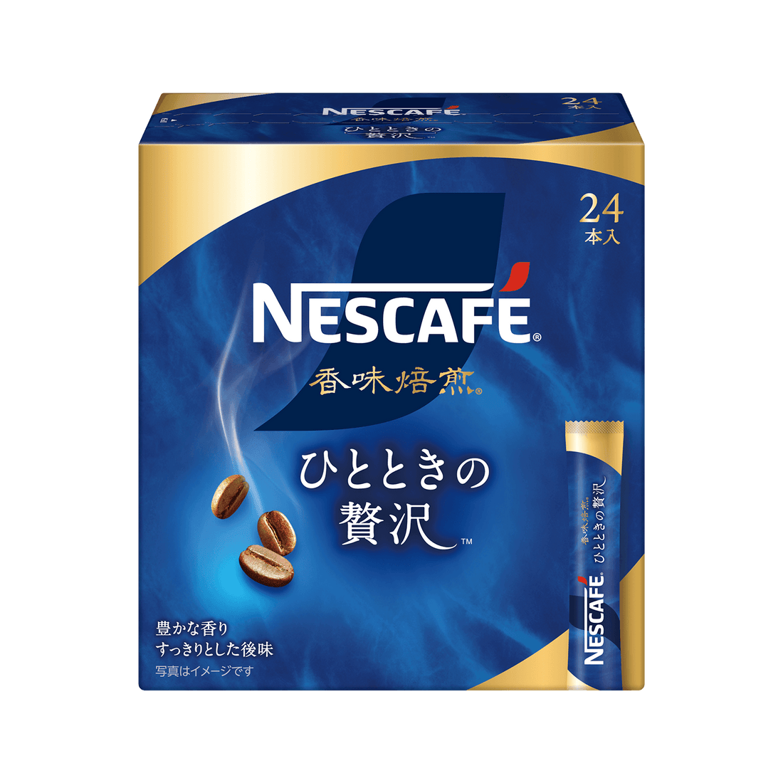 Nescafe Flavor Roasted Momentary Luxury Stick Black 24 Sticks