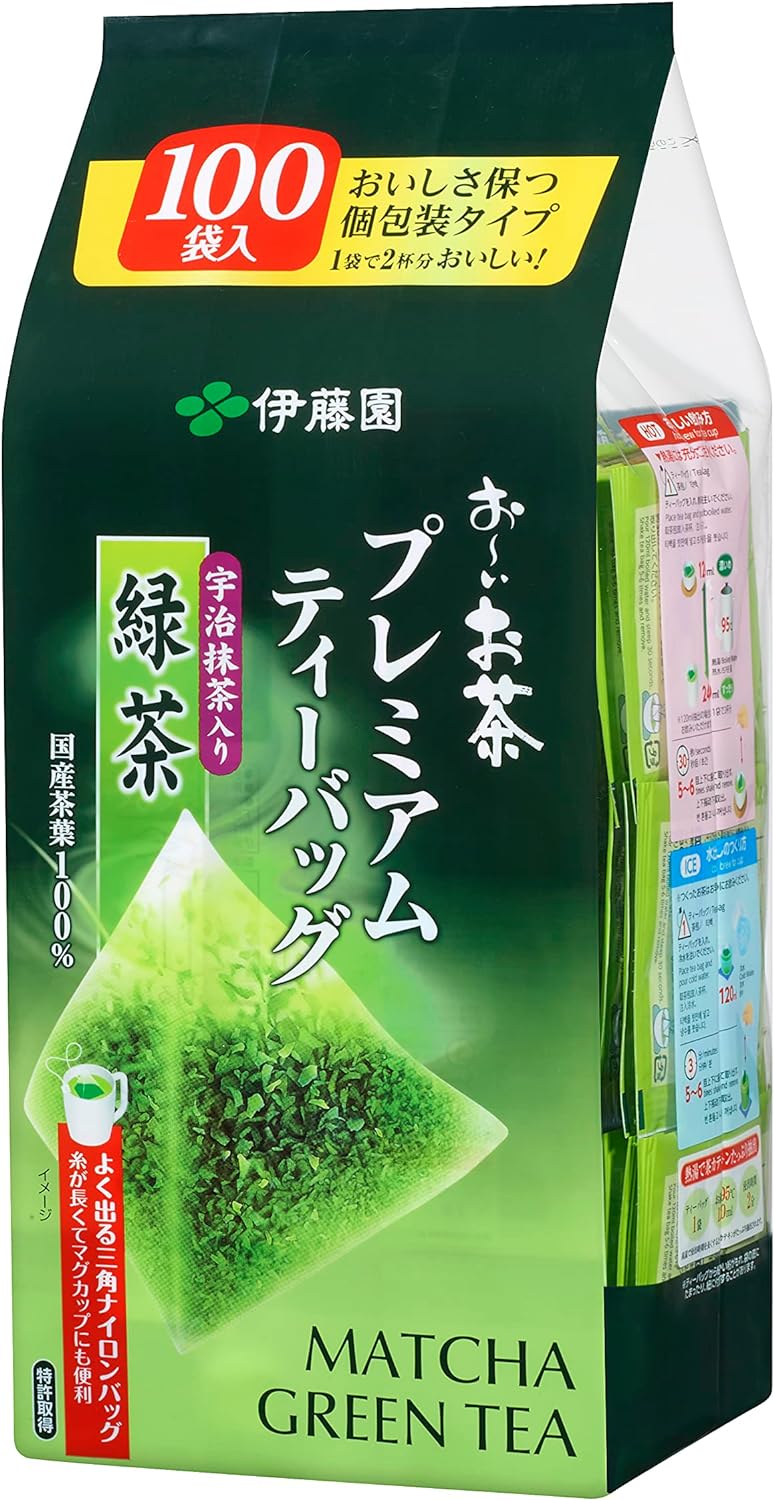 Itoen Oi Ocha Premium Tea Bag Uji Matcha Green Tea