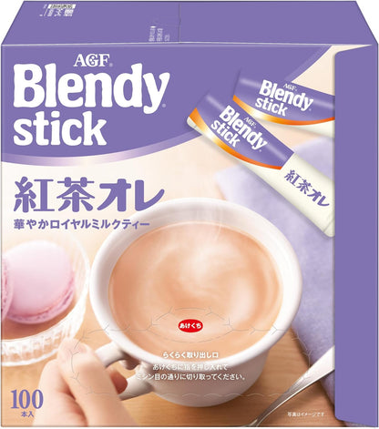 AGF Blendy Stick Tea Me 8 Sticks [Milk Tea] | Made in Japan | Instant Tea