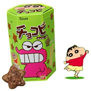 Tohato Chocobi Choco Chips Chocolate Flavor | The Shinchan Snack | Crayon Shinchan | Shinchan Cookies