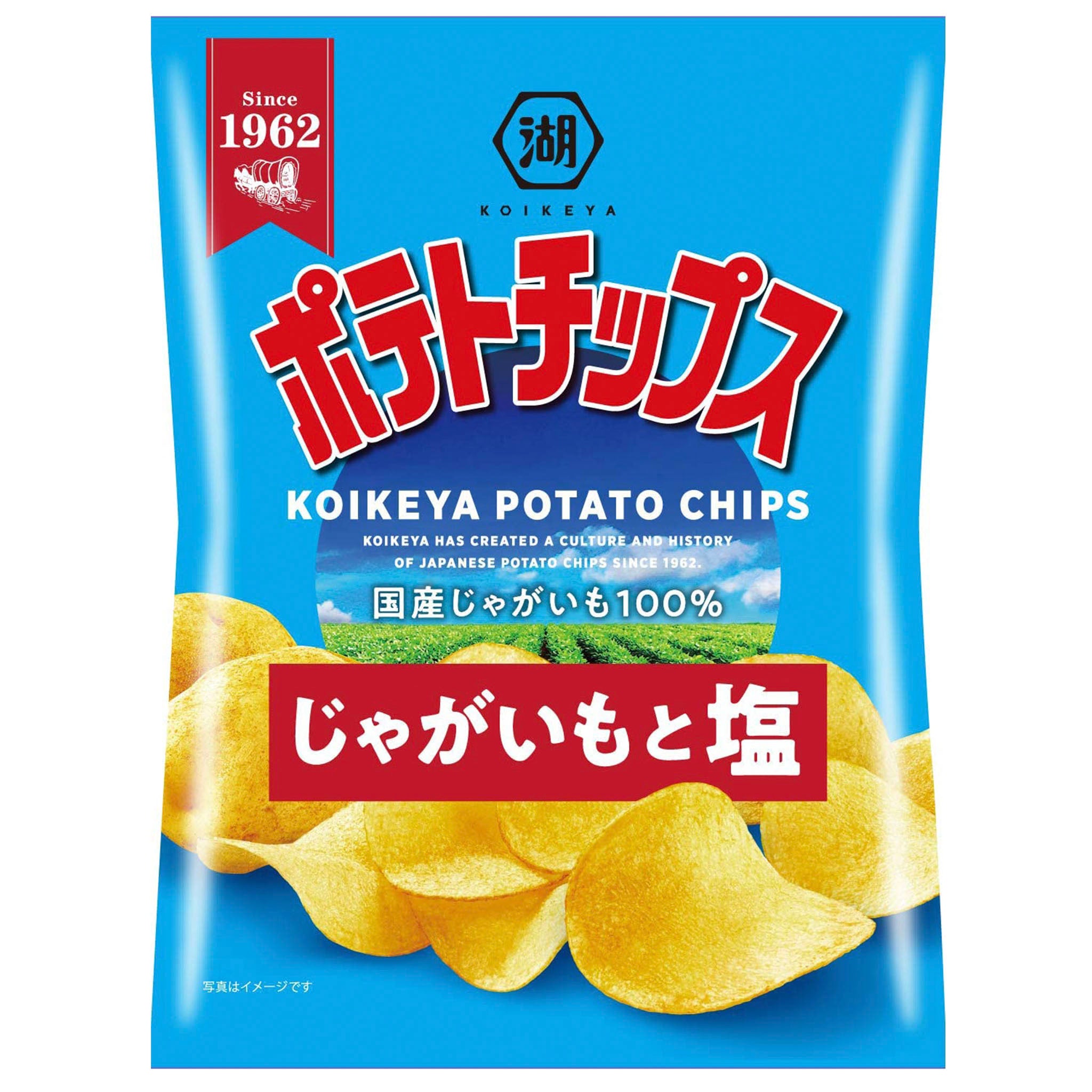 Koikeya Salted Potato Chips 60g – Japanned