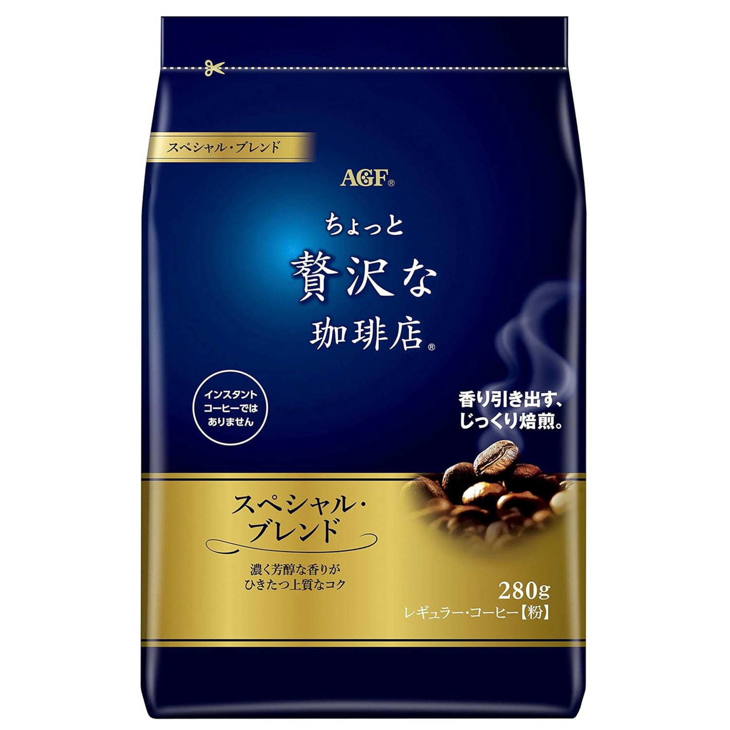 AGF A Little Luxurious Coffee Shop Regular Coffee Powder Special Blend | Made in Japan | Japanese Coffee Powder