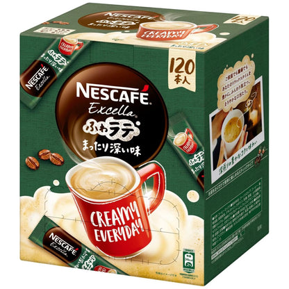 Nescafe Excella Fluffy Latte Relaxing Deep Flavor 120 Sticks