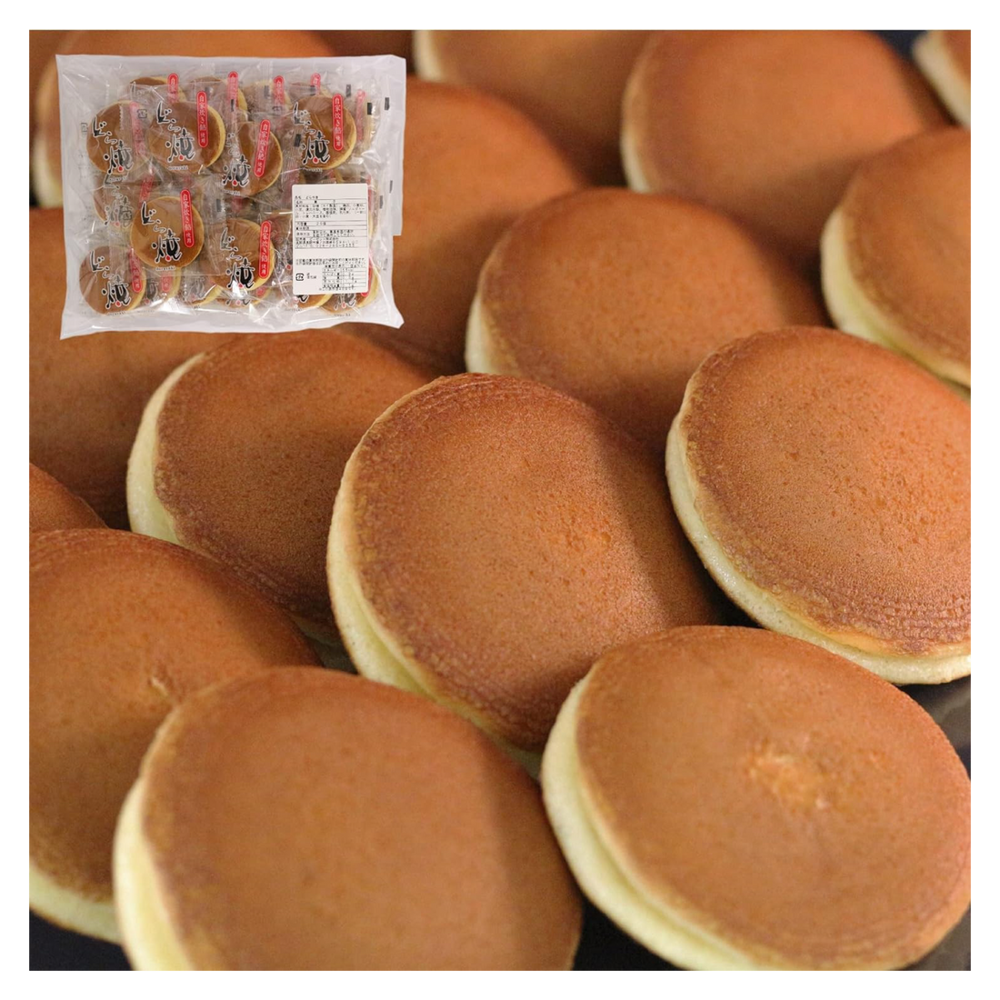 Mini Dorayaki, 25 Pieces, Individually Wrapped | Doracakes | Dora Cake Homemade Sweets | Japanese Sweets