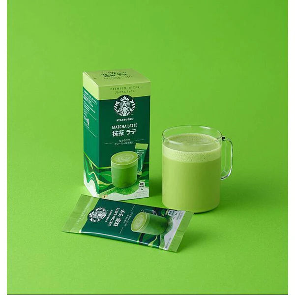 Nestle Starbucks Premium Mix Matcha Latte Stick Coffee 4 Sachets Inside