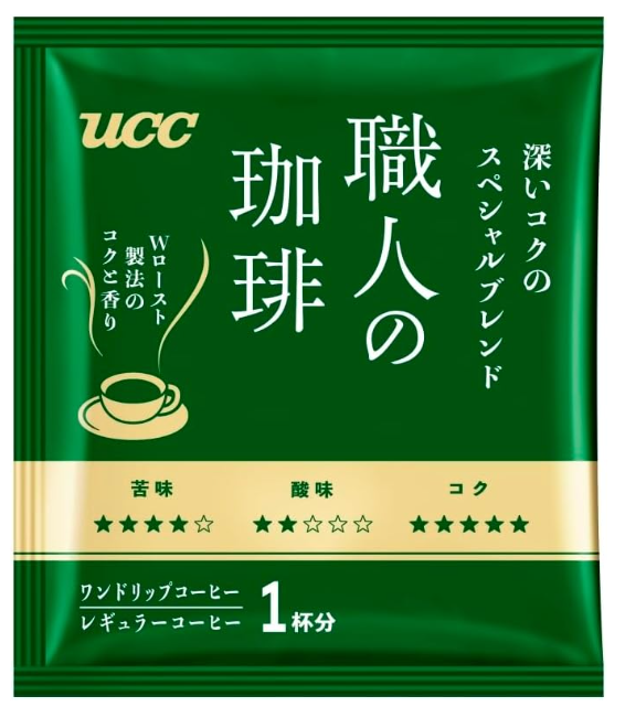 UCC Craftsman’s Coffee Drip Special Blend, Deep Richness, 100 Cups, 700 g