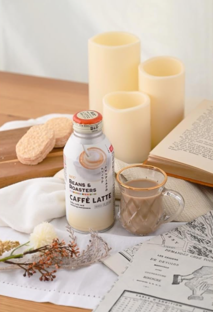 UCC BEANS &amp; ROASTERS Café Latte, 13.8 oz (375 g) × 24 Bottles – Smooth &amp; Creamy