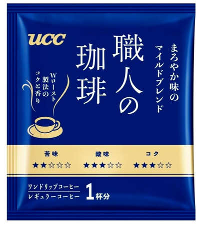 UCC Craftsman’s Drip Coffee Mild Blend, Mild Taste, 100 Cups