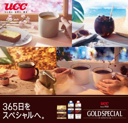 UCC Gold Special Iced Coffee, 26.5 oz (750 g) – Ground &amp; Roasted Coffee Powder (3 × 8.8 oz)