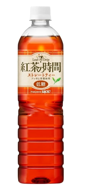 Tea Time Straight Tea Low Sugar, Plastic Bottle, 30.4 fl oz (900 ml) x 12 Bottles
