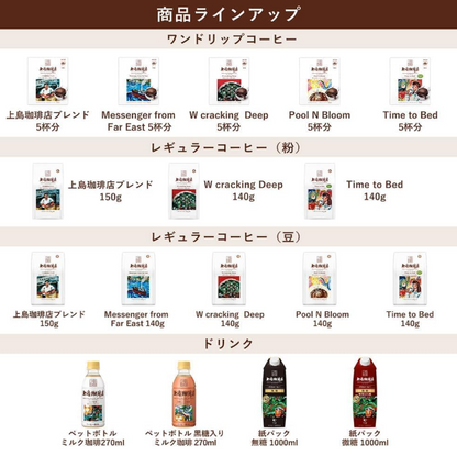 UCC Ueshima Coffee Unsweetened, Paper Pack, 33.8 fl oz (1,000 ml) x 12 Packs