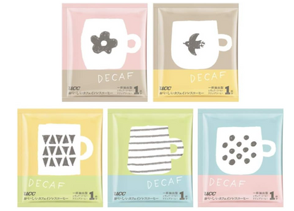 Oh Ishi Decaffeinated UCC One Drip Coffee, Regular, 50 Cups, Caffeine-Free
