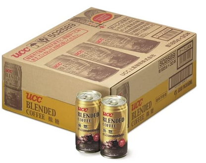 UCC Blended Coffee with Sugar, Can, 6.5 oz (185 g) x 30 Cans
