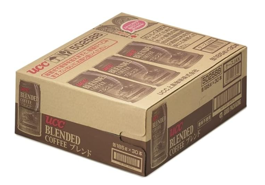 UCC Blend Coffee Cans – 6.5 oz (185 g) x 30 Bottles