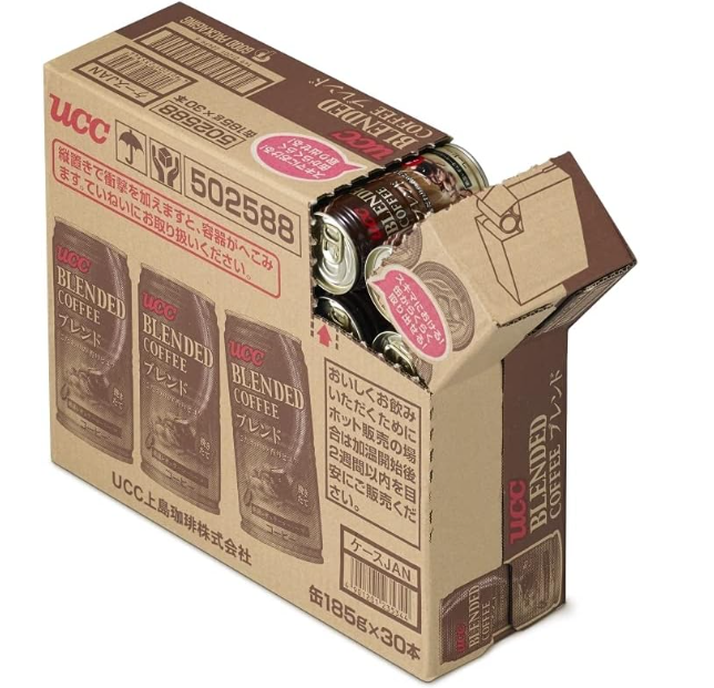 UCC Blend Coffee Cans – 6.5 oz (185 g) x 30 Bottles