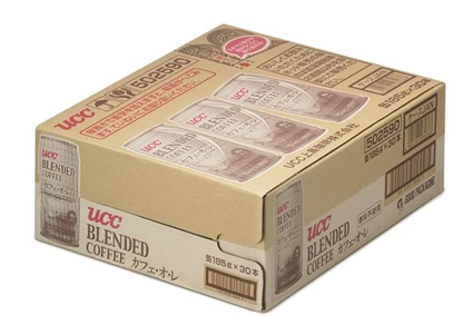 UCC Cafe O Les Blend Coffee Calorie Free – 6.5 oz (185 g) x 30 Cans
