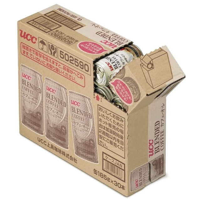UCC Cafe O Les Blend Coffee Calorie Free – 6.5 oz (185 g) x 30 Cans