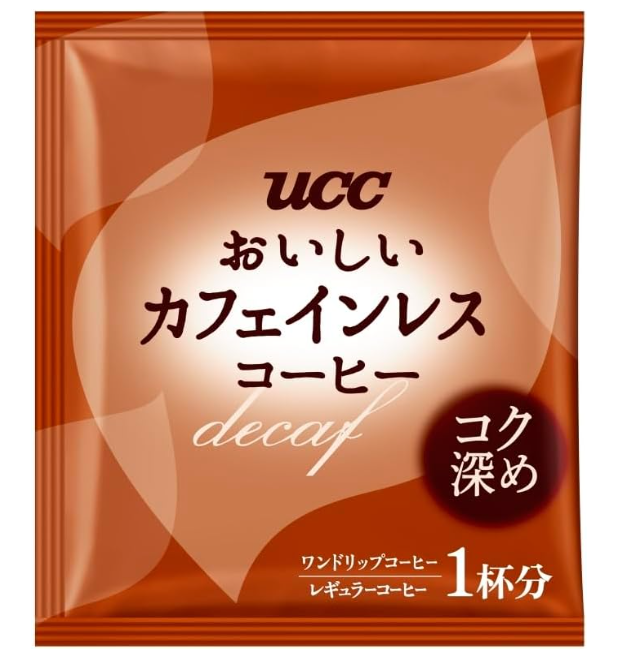 UCC Delicious Decaffeinated Drip Coffee “Deep Deep” – 8 Packs x 6 Pieces