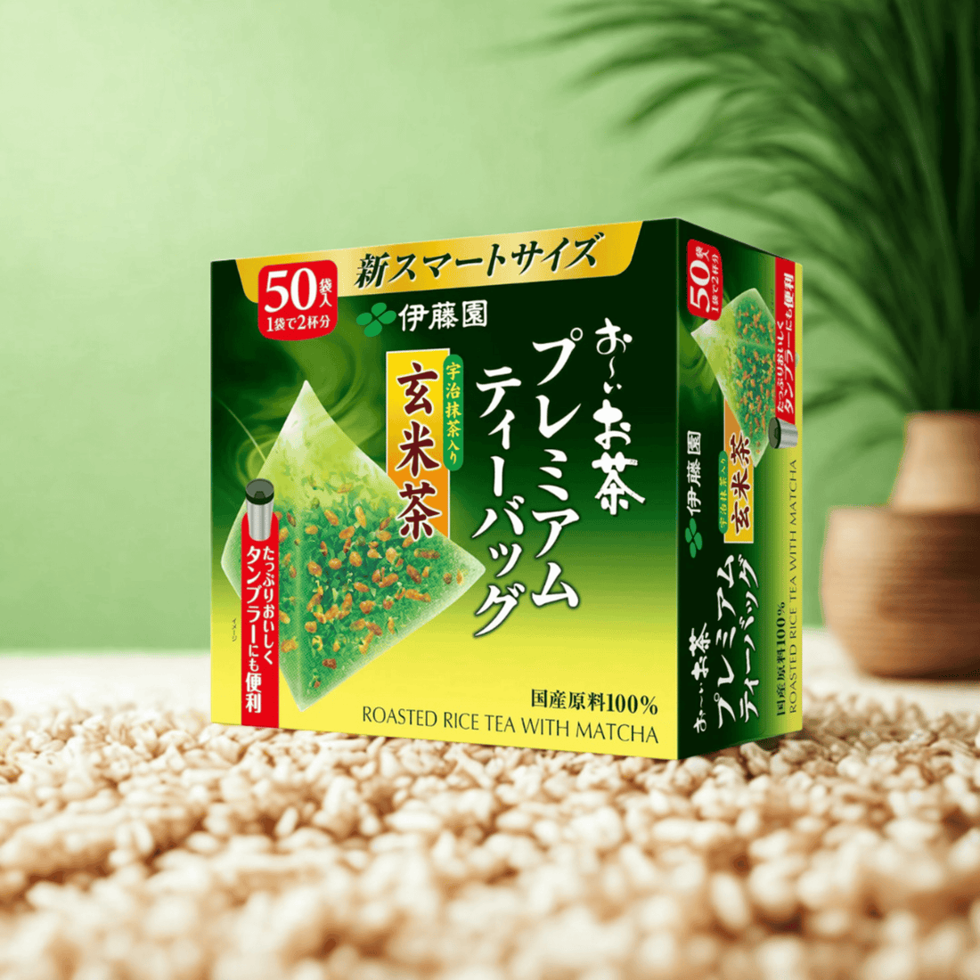 Itoen Oi Ocha Premium Tea Bag Uji Matcha Genmaicha