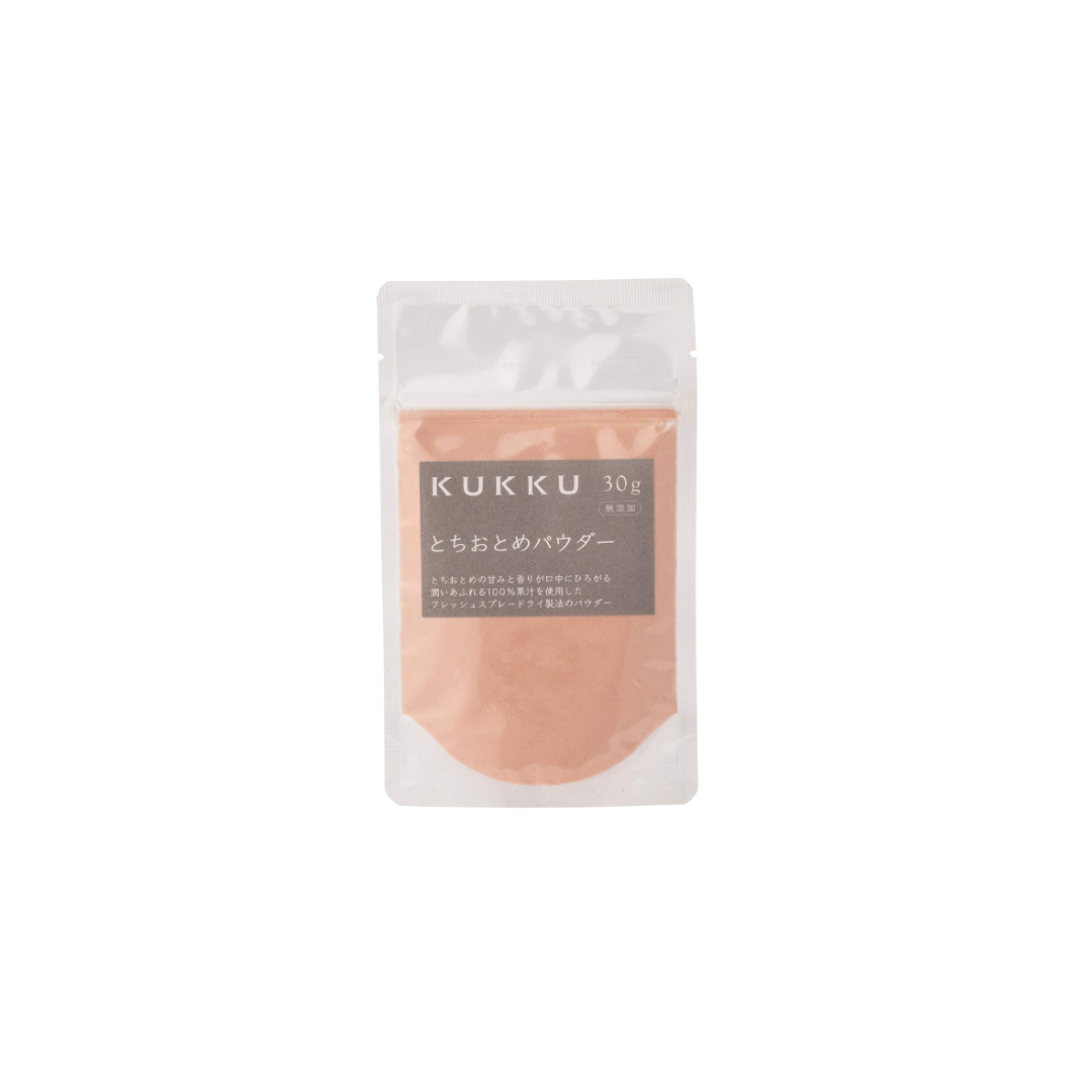 KUKKU Tochiotome Strawberry Powder (30 g) – Additive-Free Japanese Fruit Powder
