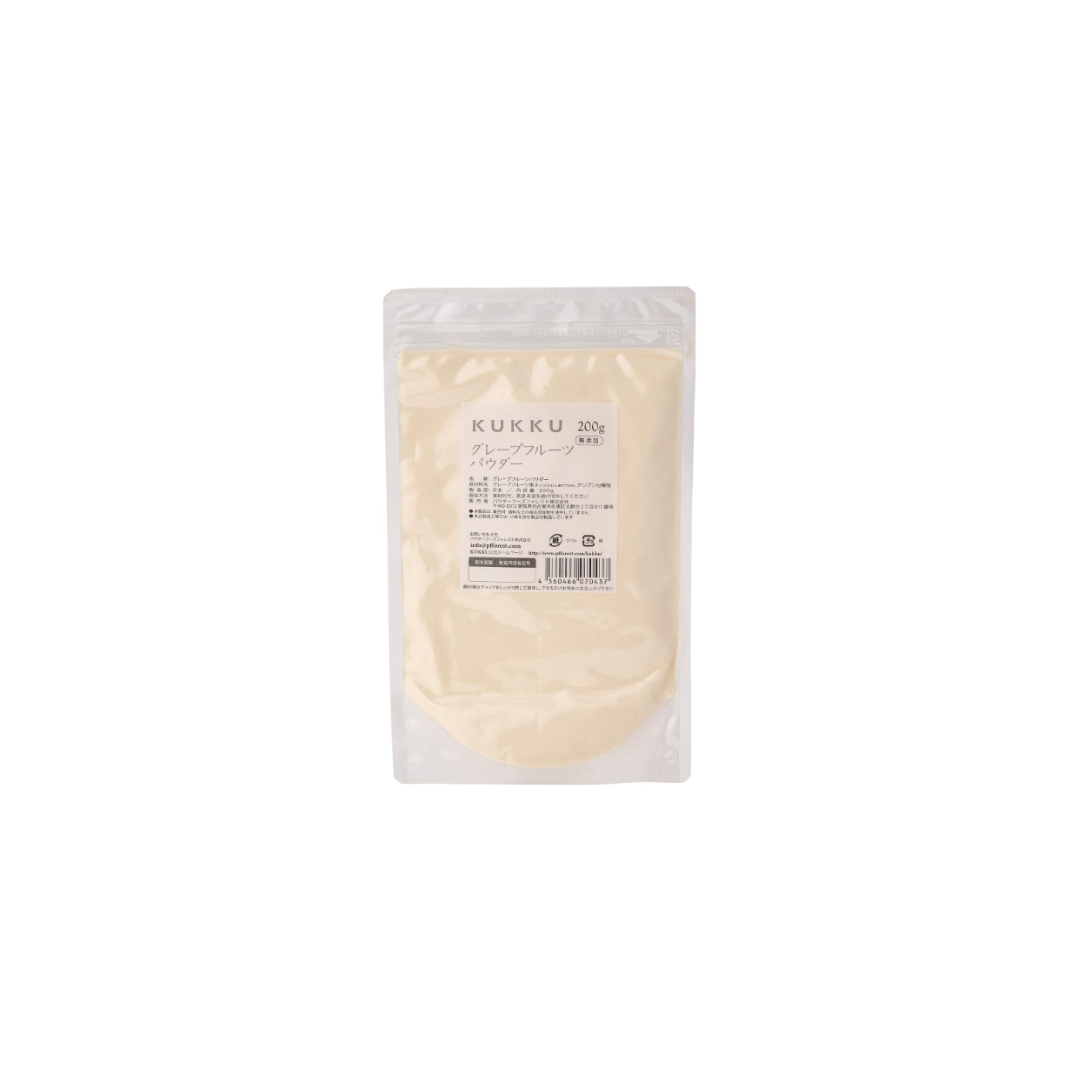 KUKKU Grapefruit Powder (200 g) – Additive-Free Citrus Fruit Powder