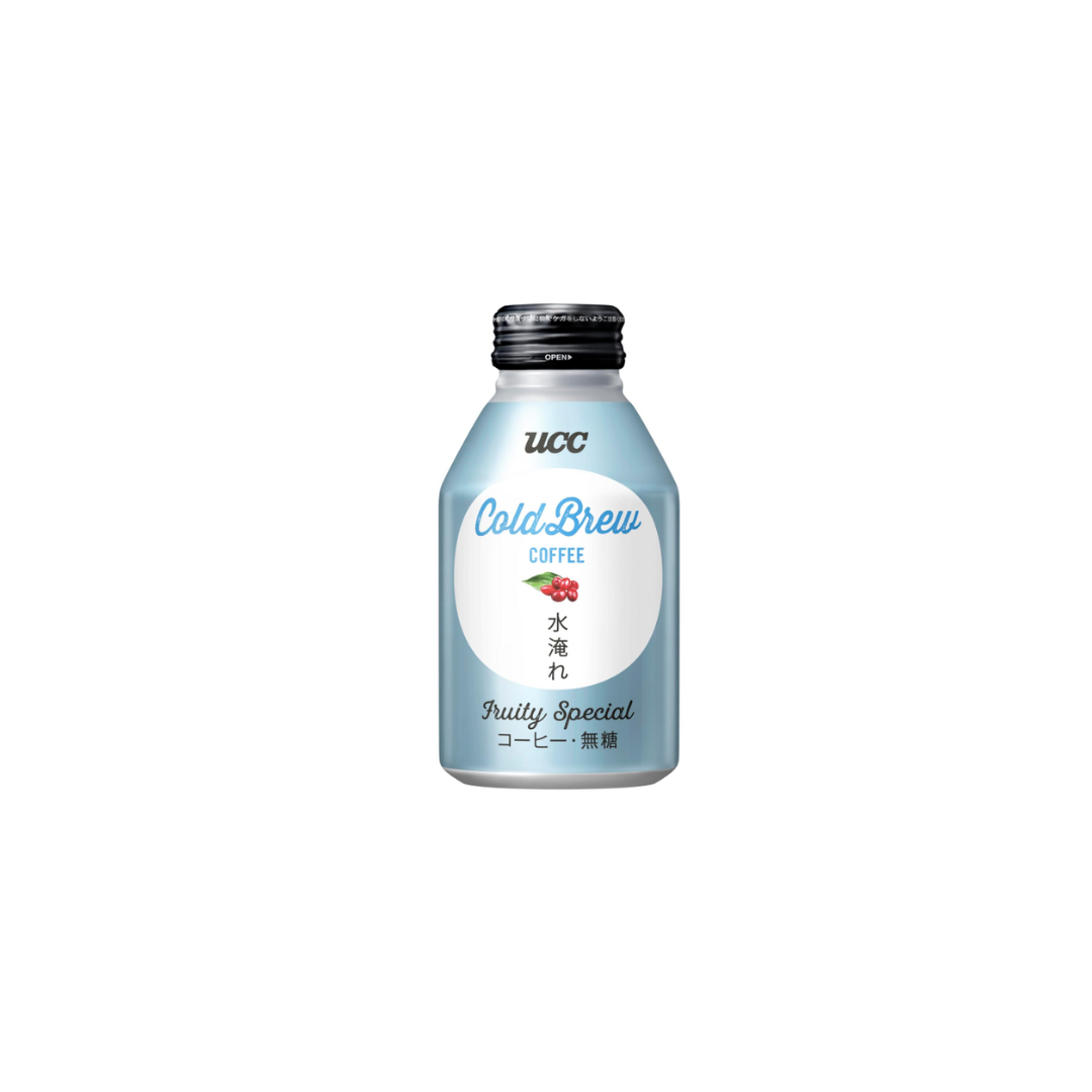 UCC Cold Brew Coffee Fruity Special, 9.8 oz (275 g) × 24 Bottles – Refreshing &amp; Aromatic