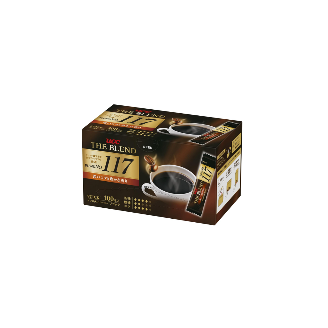 UCC The Blend 117 Instant Stick Coffee, 100 Sticks – EC Exclusive
