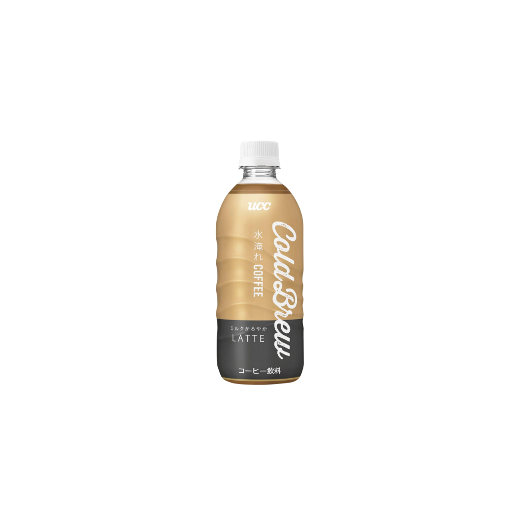 UCC Cold Brew Latte Iced Coffee, 16.9 fl oz (500 ml) × 24 Bottles – Smooth &amp; Creamy