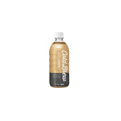 UCC Cold Brew Latte Iced Coffee, 16.9 fl oz (500 ml) × 24 Bottles – Smooth &amp; Creamy