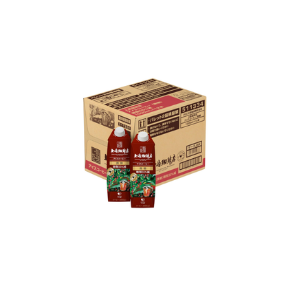 UCC Ueshima Ice Coffee, Low Sugar, Paper Pack, 33.8 fl oz (1,000 ml) × 12 Bottles
