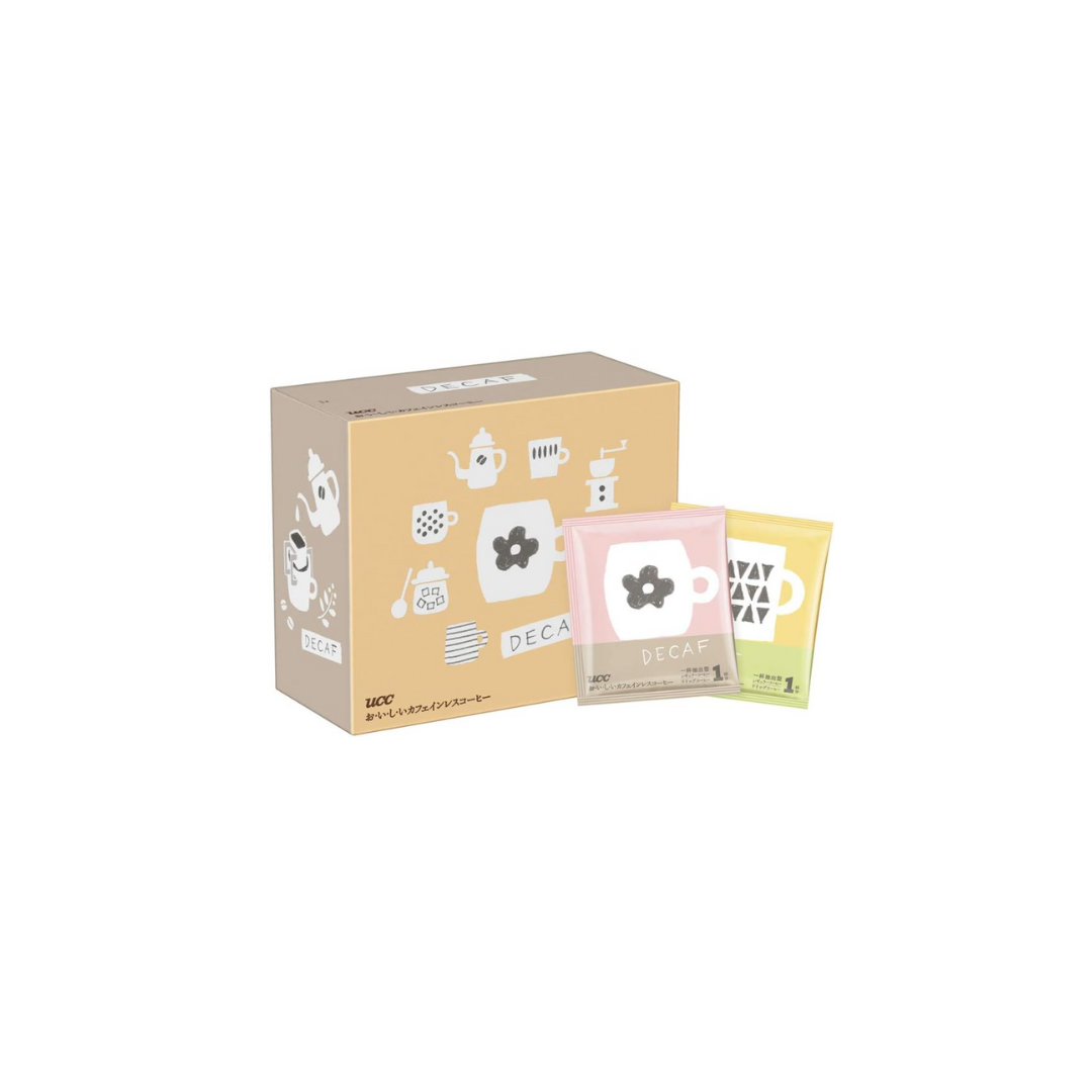 Oh Ishi Decaffeinated UCC One Drip Coffee, Regular, 50 Cups, Caffeine-Free