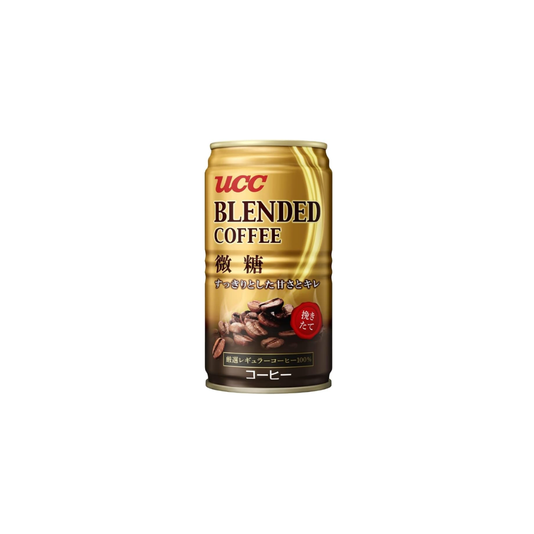 UCC Blended Coffee with Sugar, Can, 6.5 oz (185 g) x 30 Cans