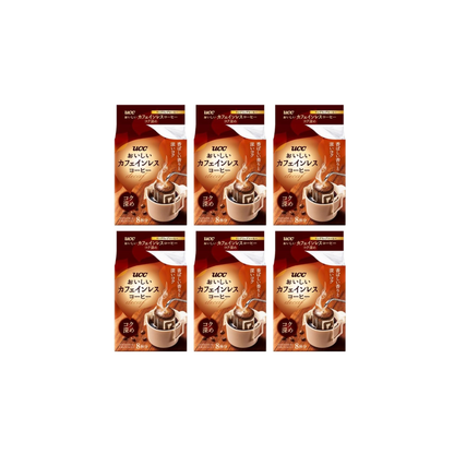 UCC Delicious Decaffeinated Drip Coffee “Deep Deep” – 8 Packs x 6 Pieces