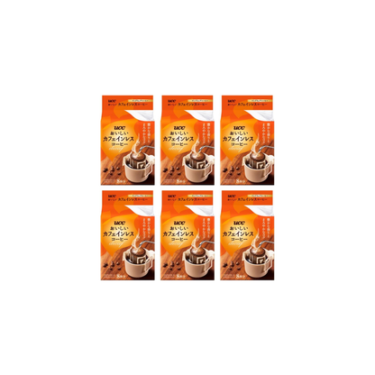 UCC Delicious Decaffeinated Drip Coffee – 8 Packs x 6 Bags