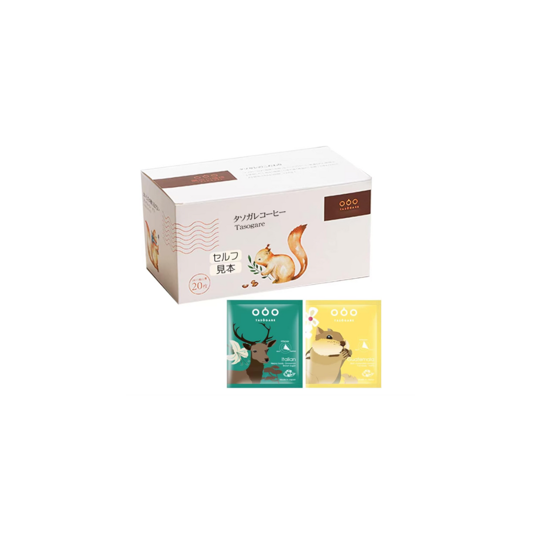 TASOGARE World Roast Drip Coffee, Italy &amp; Guatemala, 24 Bags