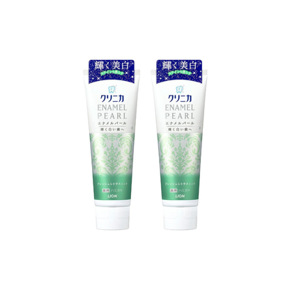 Clinica (Quasi-Drug) Enamel Pearl Toothpaste, Fresh Citrus Mint, 130 g × 2