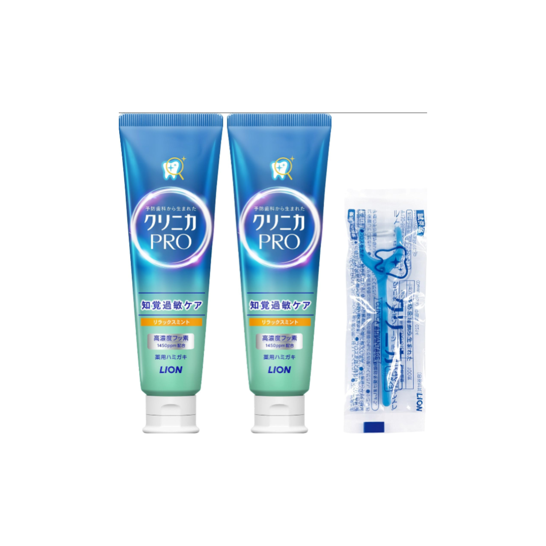 Clinica PRO Hypersensitivity Care Toothpaste with Floss | Relaxing Mint | 95 g x 2