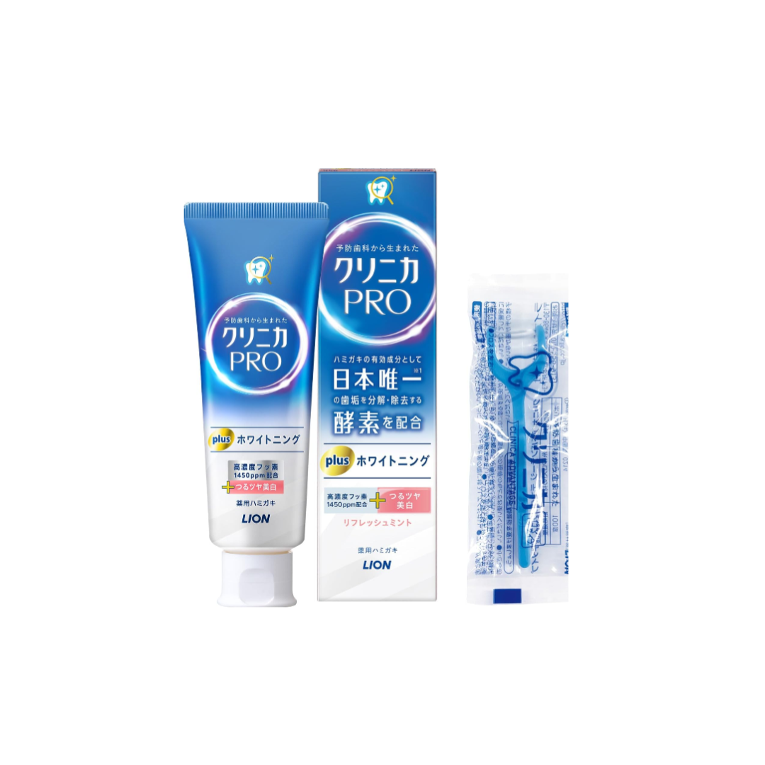 Clinica PRO Whitening Toothpaste with Floss | Refresh Mint | Fluoride Care | 95 g