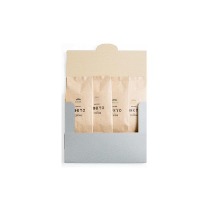 TOKYO COFFEE Organic Single Origin Coffee Trial Set – 4 × 50 g Bags