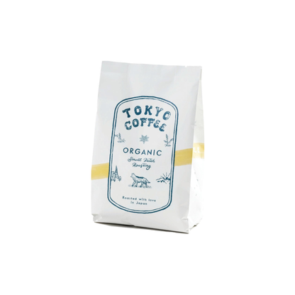 TOKYO COFFEE Organic Blend Home-Roasted Coffee Beans – Medium Grind (200 g)
