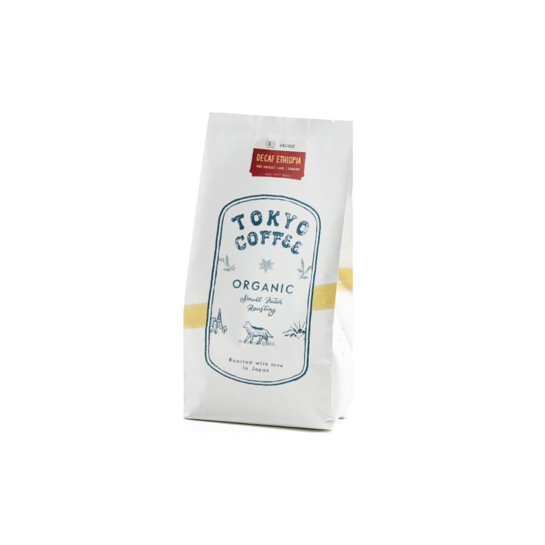 TOKYO COFFEE Ethiopian Mocha – Organic Caffeinated &amp; Decaf Coffee Beans (400g)