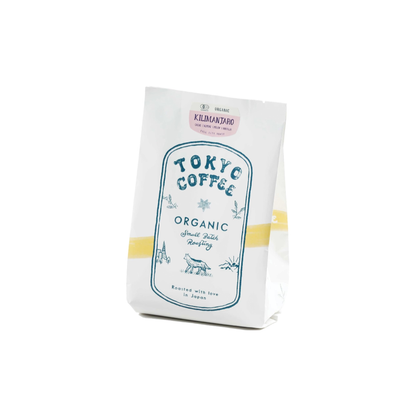 TOKYO COFFEE Kilimanjaro Organic Peaberry Coffee Beans – Home-Roasted (200g)