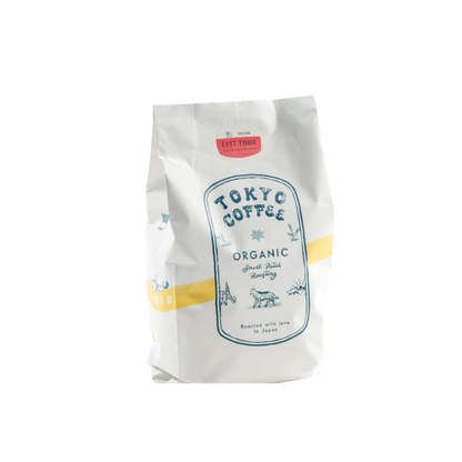 TOKYO COFFEE East Timor Organic Coffee Beans – Medium Shallow Roast, JAS Certified (1 kg)